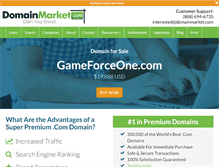 Tablet Screenshot of gameforceone.com